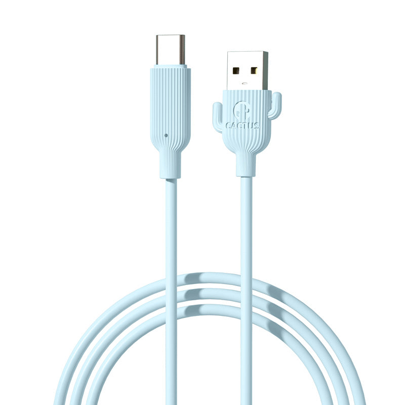 Apple-Compatible, Innovative, and Streamlined Liquid Silicone Charging Cable