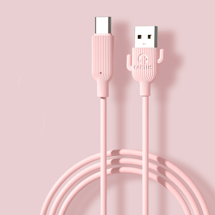 Apple-Compatible, Innovative, and Streamlined Liquid Silicone Charging Cable