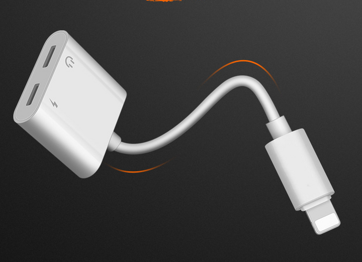Charge adaptor with Lightning Audio