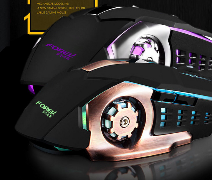 Mechanical Wired Gaming Luminous USB Gaming Mouse